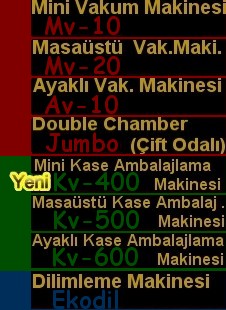 vakum ambalaj makinaları